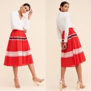 Carolina K cotton skirt Large 10/12